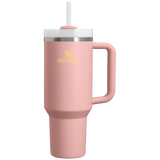 Stanley 08. DRINKWARE - WATER BOTTLES - WATER BOTTLES The Quencher H2.0 Flowstate Tumbler 40 oz PEACH ROSE