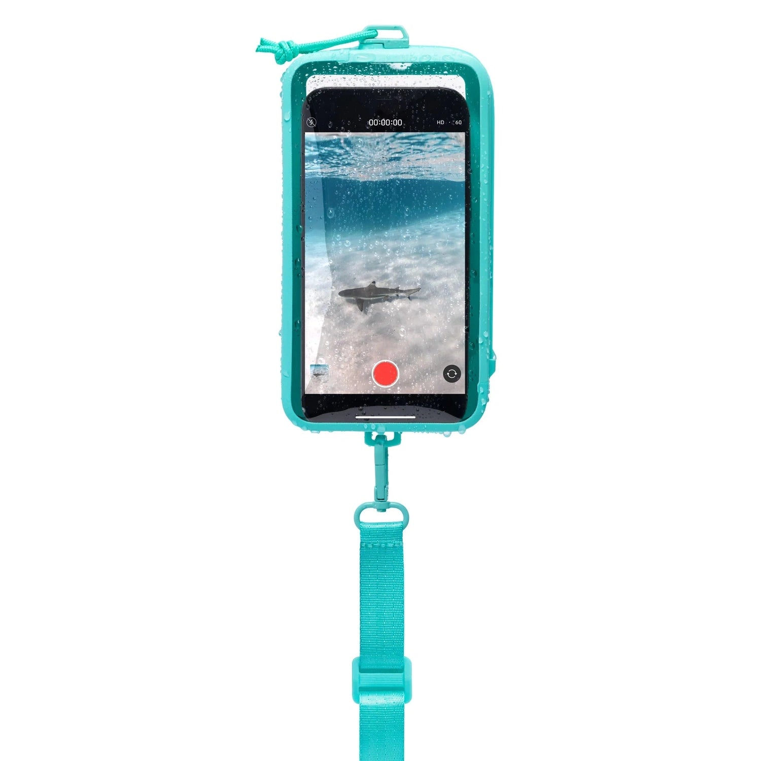 Booe 12. HARDGOODS - CAMP|HIKE|TRAVEL - STUFF SACKS|DRY BAGS Waterproof Phone Case CARIBBEAN BLUE