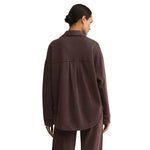 Z Supply 02. WOMENS APPAREL - WOMENS JACKETS - WOMENS JACKETS CASUAL Women's All Day Knit Jacket CLC CHOCOLATE CHERRY