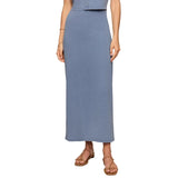 Women's Gail Jersey Denim Midi Skirt