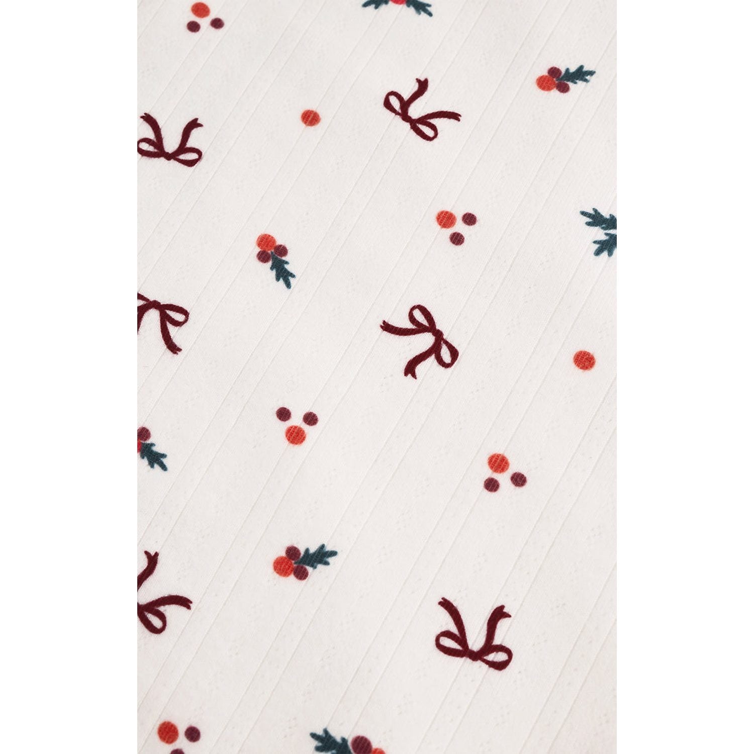 Z Supply 02. WOMENS APPAREL - WOMENS LS SHIRTS - WOMENS LS LOUNGE Women's Holly Long Sleeve Pointelle Top WHT WHITE