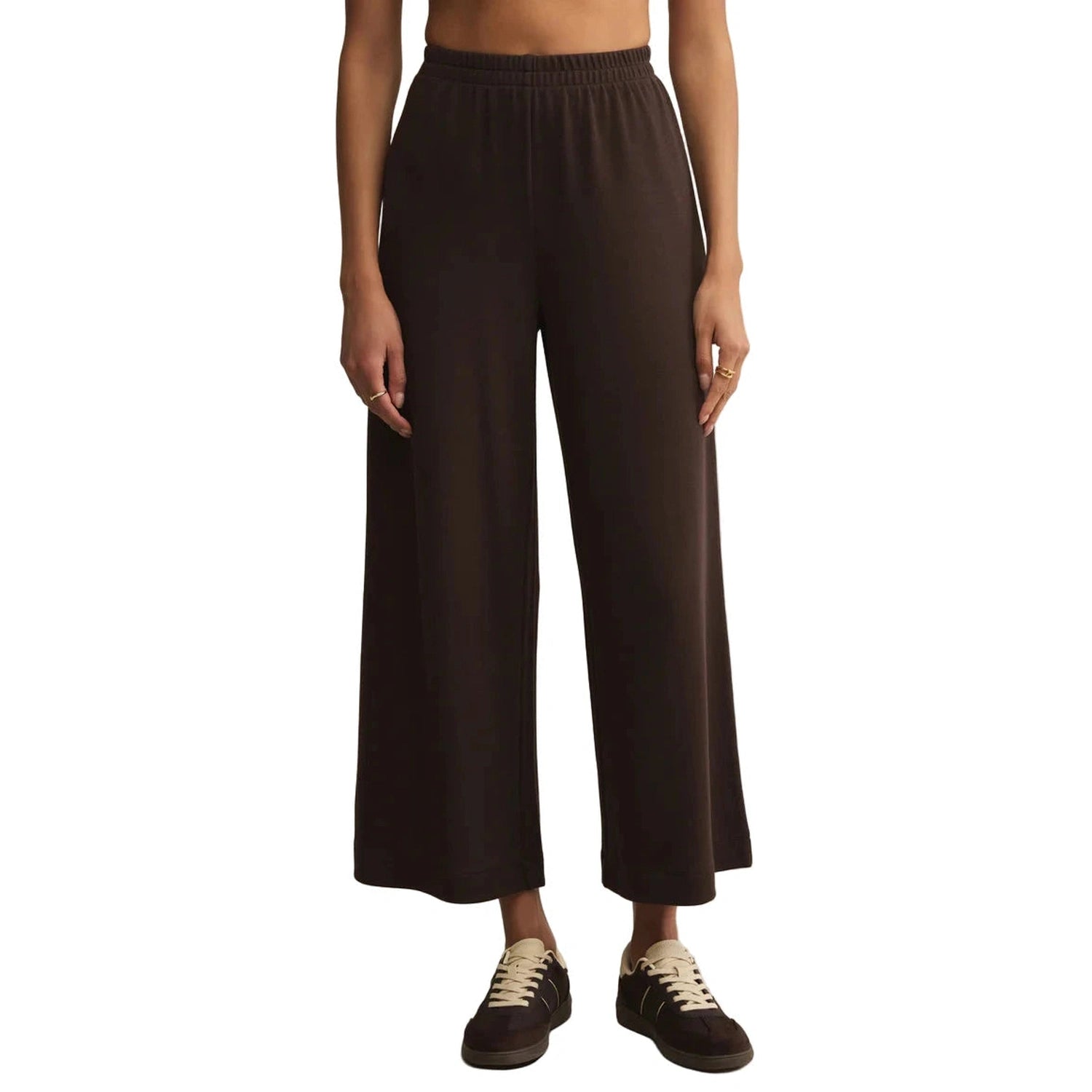 Z Supply 02. WOMENS APPAREL - WOMENS PANTS - WOMENS PANTS CASUAL Women's Scout Rib Pant CLC CHOCOLATE CHERRY