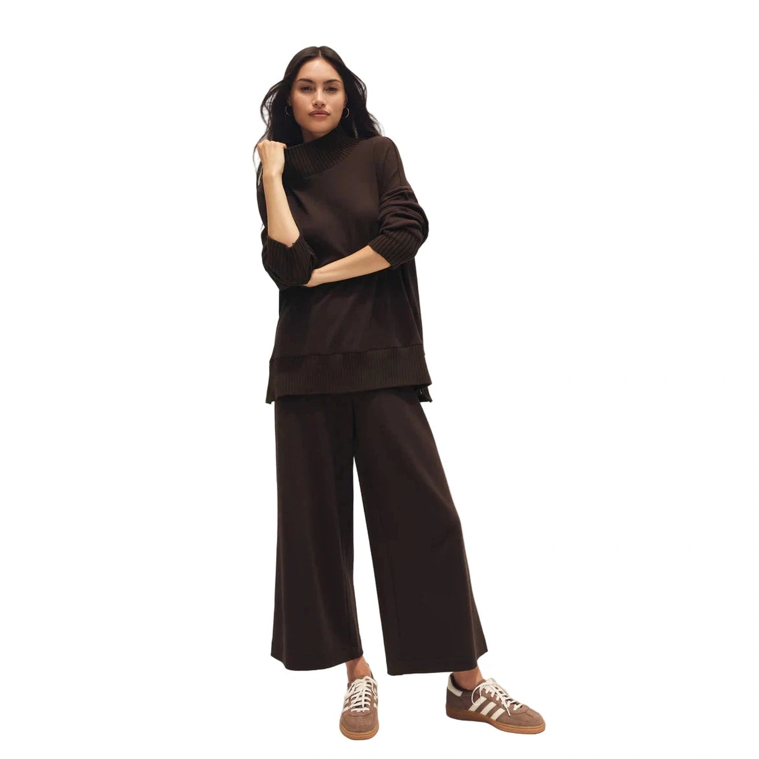 Z Supply 02. WOMENS APPAREL - WOMENS PANTS - WOMENS PANTS CASUAL Women's Scout Rib Pant CLC CHOCOLATE CHERRY