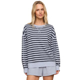Women's Everyday French Terry Striped Crew