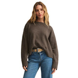 Z Supply 02. WOMENS APPAREL - WOMENS HOODIES|SWEATERS - WOMENS PO SWEATERS Women's Cirrus Cozy Sweater BAH BURNT ASH HEATHER