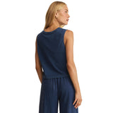 Women's Sloane Jersey Denim Muscle Tank