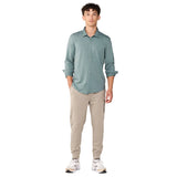 Men's Long-Sleeve Ponto Button Down Shirt