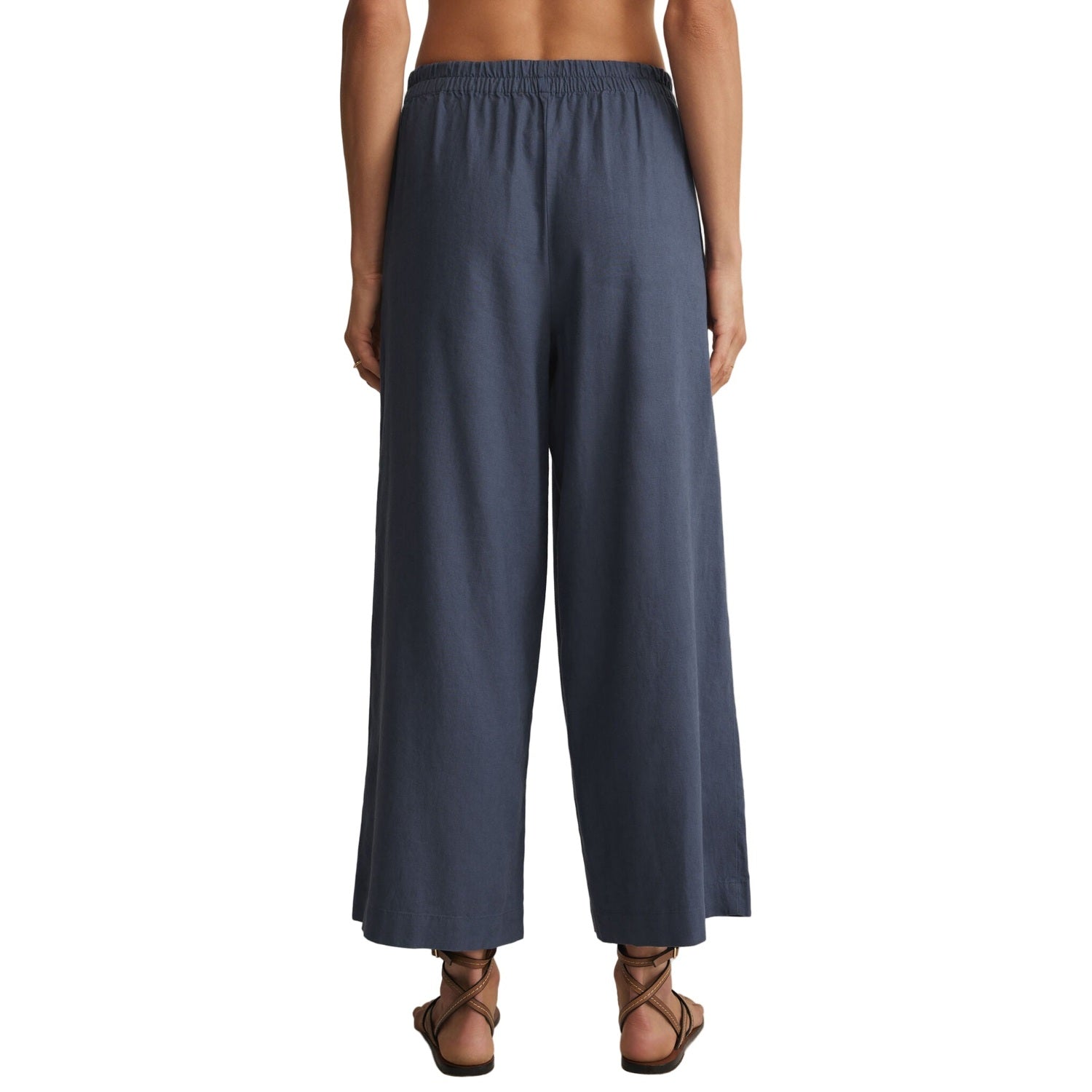 Z Supply 02. WOMENS APPAREL - WOMENS PANTS - WOMENS PANTS CASUAL Women's Scout Linen Pant VIN VINTAGE INDIGO