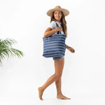 Aloha 09. PACKS|LUGGAGE - PACK|CASUAL - WAIST|SLING|MESSENGER|PURSE Aloha Day Tripper PINSTRIPE | WHITE NAVY OS