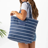 Aloha 09. PACKS|LUGGAGE - PACK|CASUAL - WAIST|SLING|MESSENGER|PURSE Day Tripper Tote PINSTRIPE | WHITE NAVY OS