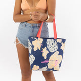 Aloha 09. PACKS|LUGGAGE - PACK|CASUAL - WAIST|SLING|MESSENGER|PURSE Aloha Reversible Tote NEON MOON|NAVY OS