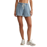 Z Supply 02. WOMENS APPAREL - WOMENS SHORTS - WOMENS SHORTS CASUAL Women's Hunter Knit Denim Short OAI OCEAN AIR INDIGO