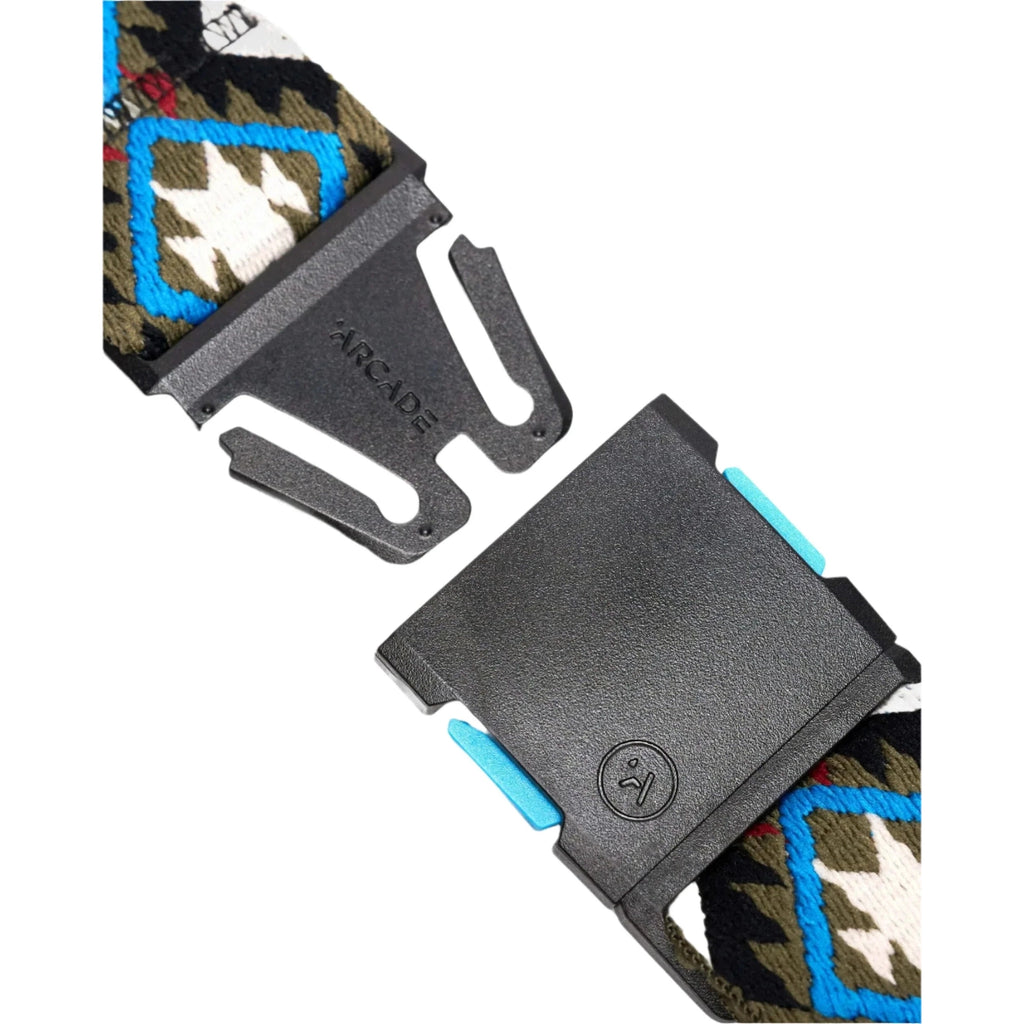 Twilight Arcade Belts - OAT/TURQUOISE