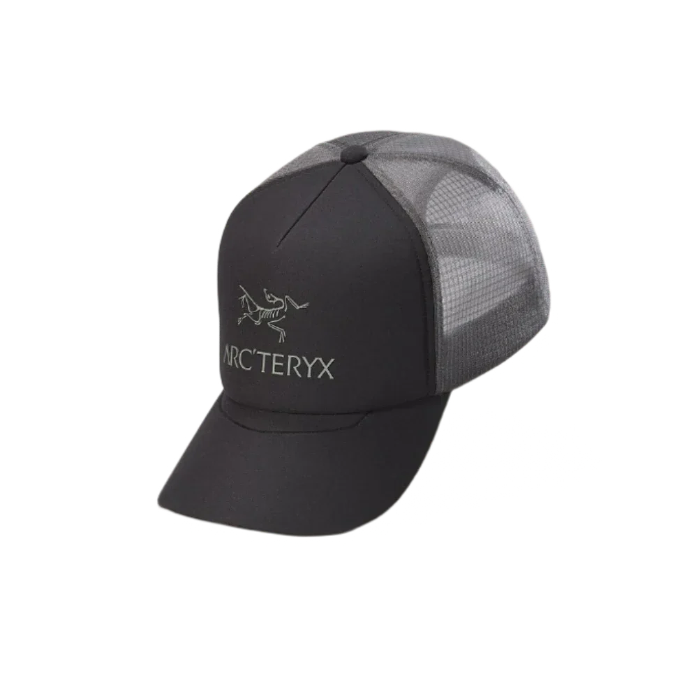 Arc'teryx 11. HATS - HATS BILLED - HATS BILLED Bird Word Curved Trucker Hat 001172 BLACK|GRAPHITE