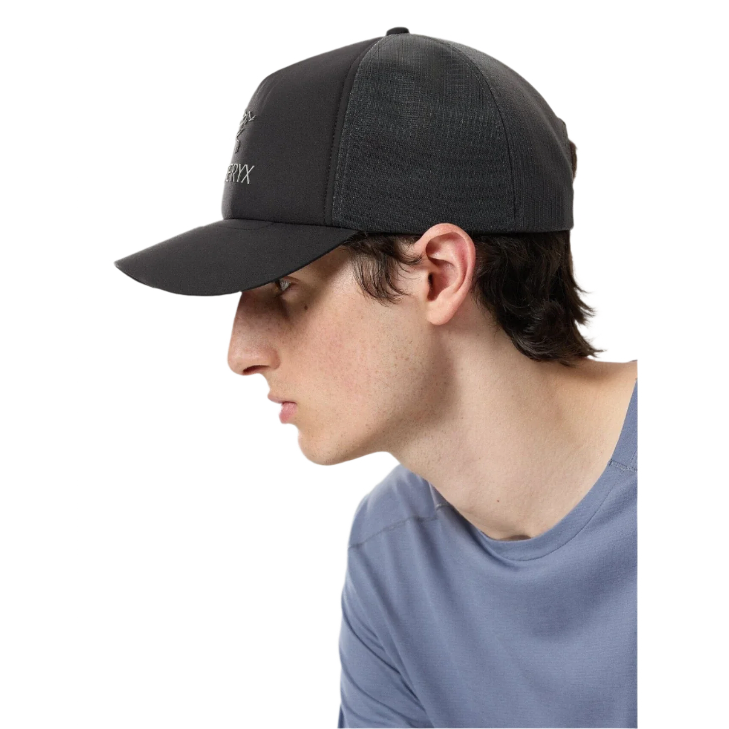 Arc'teryx 11. HATS - HATS BILLED - HATS BILLED Bird Word Curved Trucker Hat 001172 BLACK|GRAPHITE