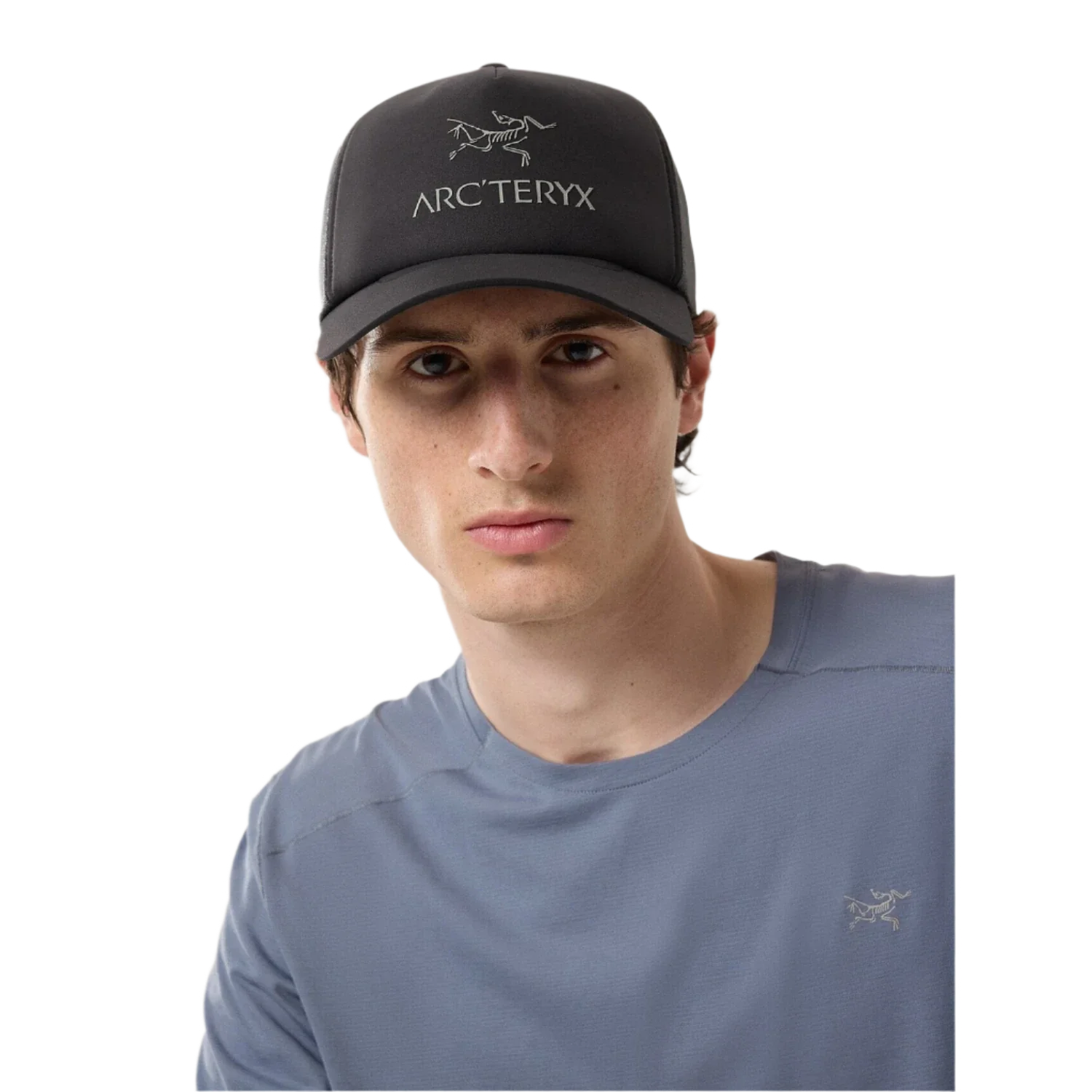 Arc'teryx 11. HATS - HATS BILLED - HATS BILLED Bird Word Curved Trucker Hat 001172 BLACK|GRAPHITE