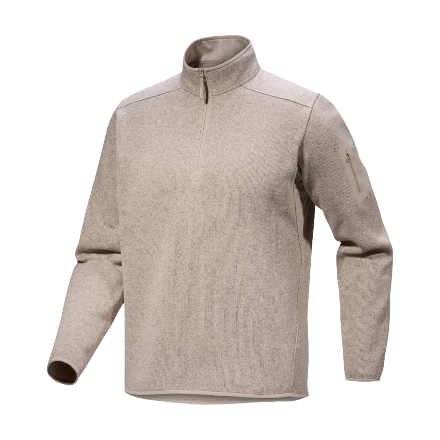 Arc'teryx 01. MENS APPAREL - MENS HOODIES|SWEATERS - MENS PO Q ZIP Men's Covert 1/2 Zip Neck 014197 RUNE HEATHER