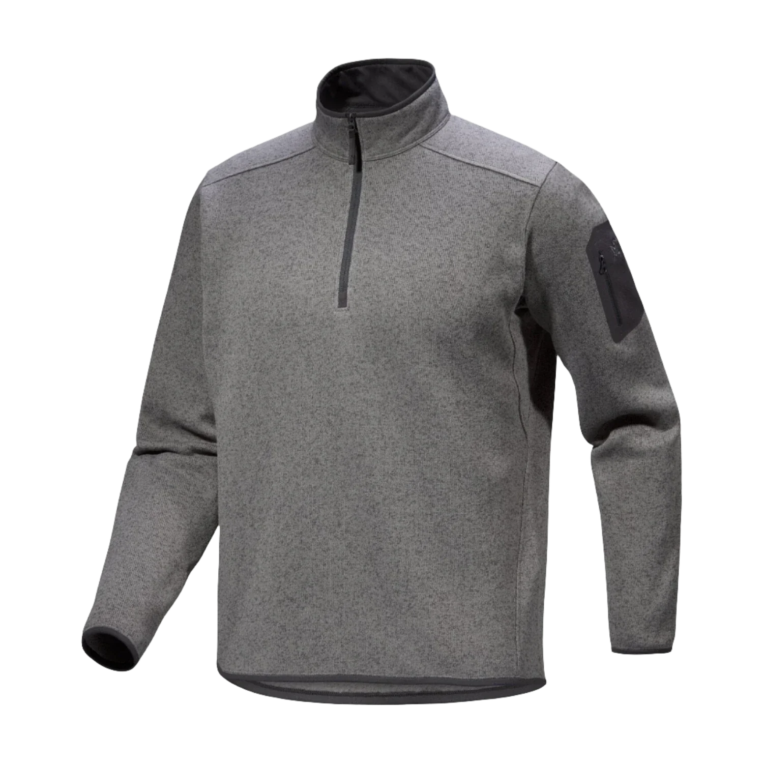 Arc'teryx 01. MENS APPAREL - MENS HOODIES|SWEATERS - MENS PO Q ZIP Men's Covert 1/2 Zip Neck 021529 VOID HEATHER | GRAPHITE