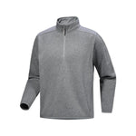 Arc'teryx 01. MENS APPAREL - MENS HOODIES|SWEATERS - MENS PO Q ZIP Men's Covert 1/2 Zip Neck CLOUD HEATHER | VOID