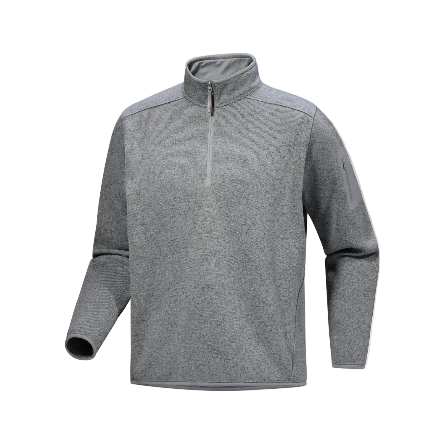 Arc'teryx 01. MENS APPAREL - MENS HOODIES|SWEATERS - MENS PO Q ZIP Men's Covert 1/2 Zip Neck CLOUD HEATHER | VOID