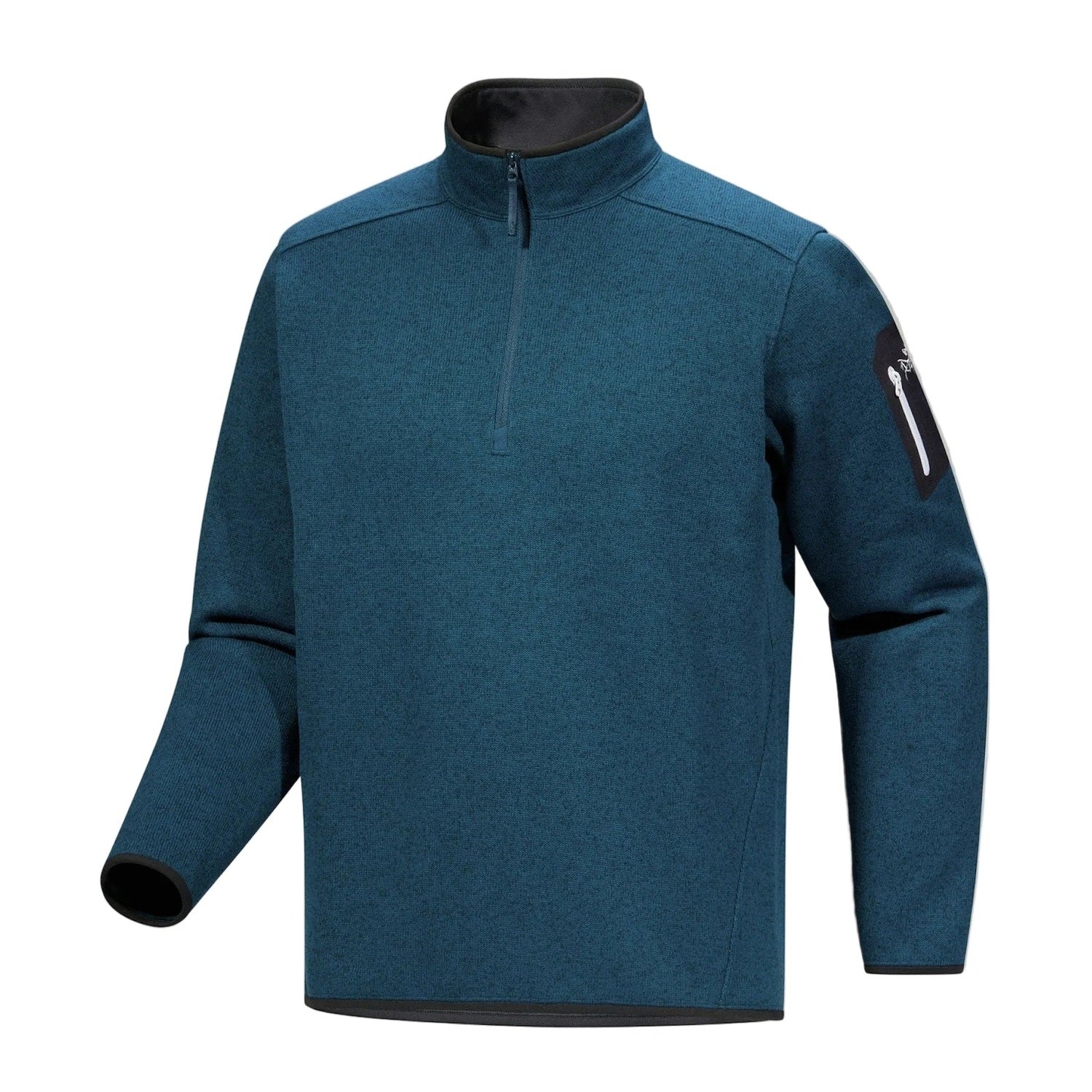 Arc'teryx 01. MENS APPAREL - MENS HOODIES|SWEATERS - MENS PO Q ZIP Men's Covert 1/2 Zip Neck LODESTAR HEATHER