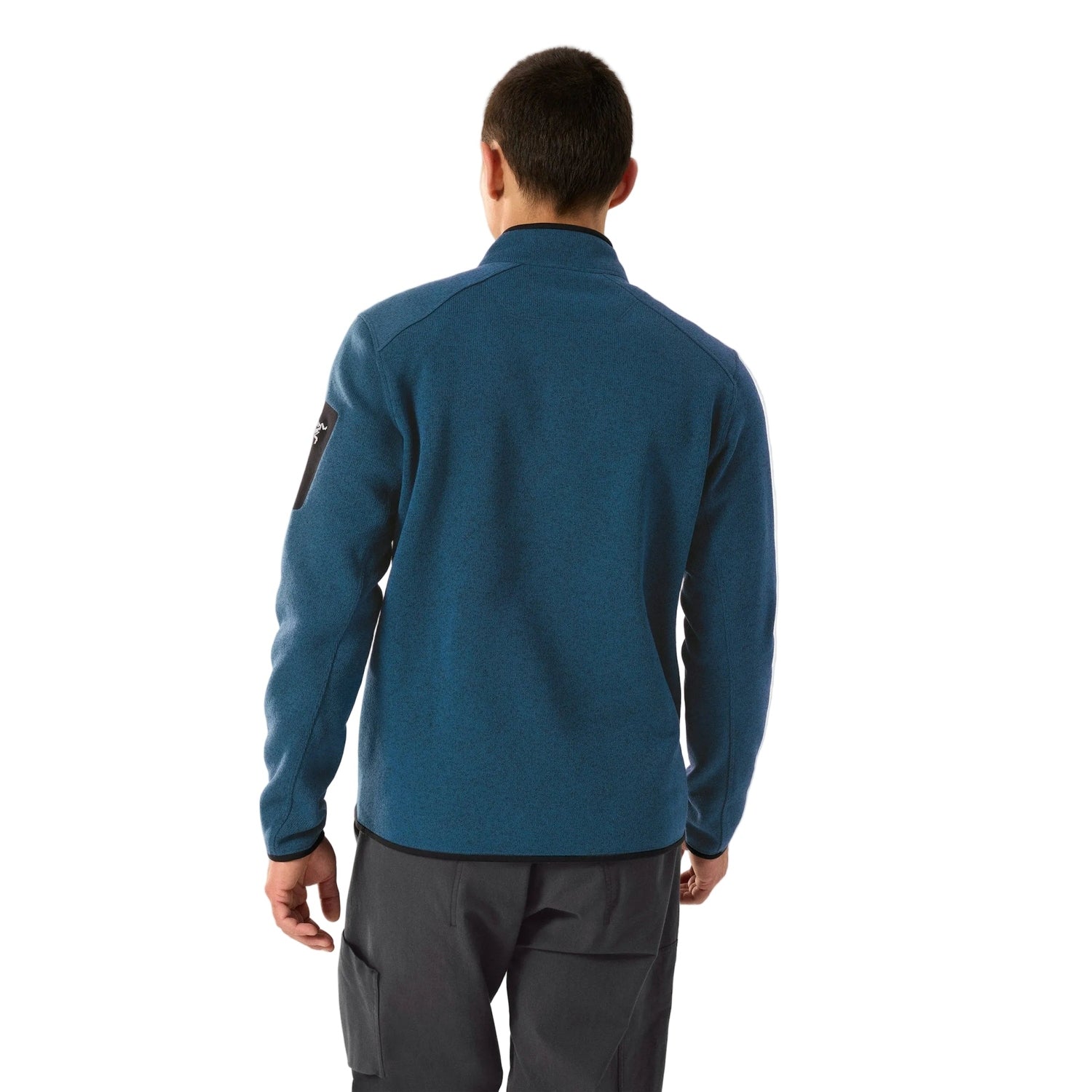 Arc'teryx 01. MENS APPAREL - MENS HOODIES|SWEATERS - MENS PO Q ZIP Men's Covert 1/2 Zip Neck LODESTAR HEATHER