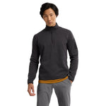 Arc'teryx 01. MENS APPAREL - MENS HOODIES|SWEATERS - MENS PO Q ZIP Men's Covert 1/2 Zip Neck 18169 BLACK HEATHER II