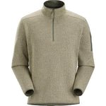 Arc'teryx 01. MENS APPAREL - MENS HOODIES|SWEATERS - MENS PO Q ZIP Men's Covert 1/2 Zip Neck 30124 FORAGE HEATHER