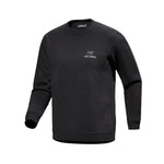 Arc'teryx 01. MENS APPAREL - MENS HOODIES|SWEATERS - MENS PO SWEATERS Men's Emblem Fleece Crew Neck Pullover BLACK