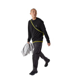 Arc'teryx 01. MENS APPAREL - MENS HOODIES|SWEATERS - MENS PO SWEATERS Men's Emblem Fleece Crew Neck Pullover BLACK