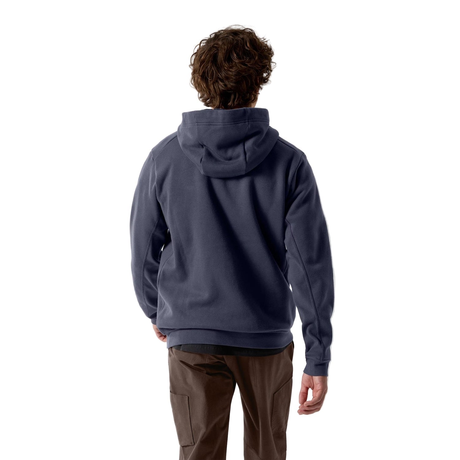 Arc'teryx 01. MENS APPAREL - MENS JACKETS - MENS JACKETS FLEECE Men's Emblem Fleece Full Zip Hoody BLACK SAPPHIRE