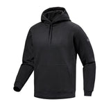 Arc'teryx 01. MENS APPAREL - MENS HOODIES|SWEATERS - MENS PO HOODY Men's Emblem Fleece Hoody BLACK