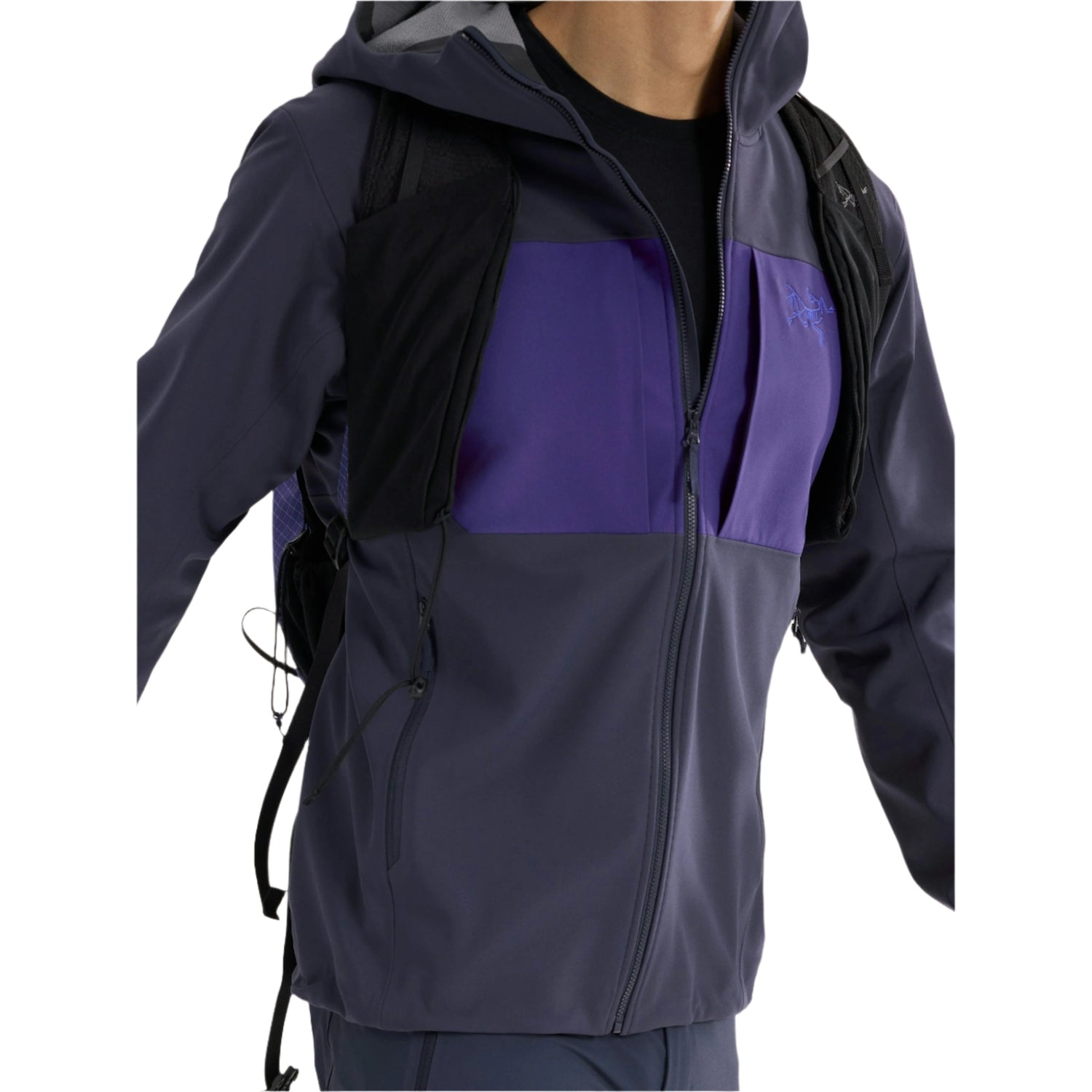 Arc'teryx 01. MENS APPAREL - MENS JACKETS - MENS JACKETS SOFTSHELL Men's Gamma MX Hoody 021887 BLACK SAPPHIRE | SOUL