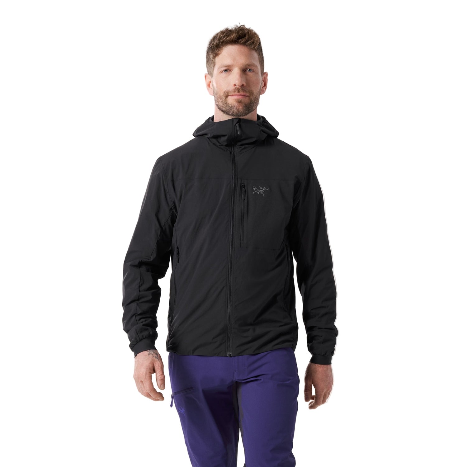 Arc'teryx 01. MENS APPAREL - MENS JACKETS - MENS JACKETS INSULATED Men's Proton SL Hoody BLACK
