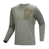 Arc'teryx 01. MENS APPAREL - MENS SKI - MENS THERMAL TOPS Men's Rho LT Crew Neck FORAGE|TATSU