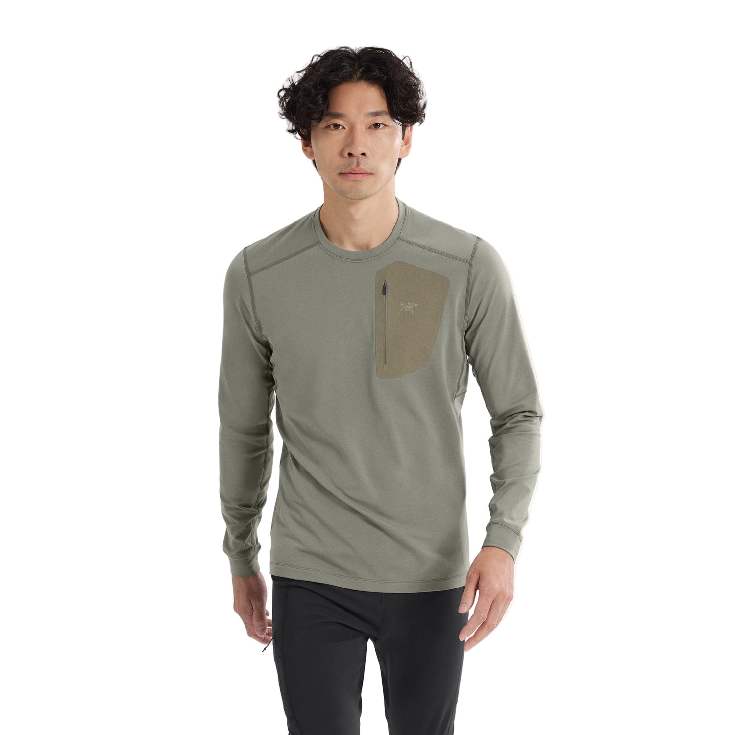 Arc'teryx 01. MENS APPAREL - MENS SKI - MENS THERMAL TOPS Men's Rho LT Crew Neck FORAGE|TATSU