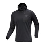 Arc'teryx 01. MENS APPAREL - MENS SKI - MENS THERMAL TOPS Men's Rho LT Hoody 002291 BLACK