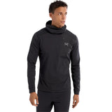 Arc'teryx 01. MENS APPAREL - MENS SKI - MENS THERMAL TOPS Men's Rho LT Hoody 002291 BLACK