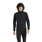 Arc'teryx 01. MENS APPAREL - MENS SKI - MENS THERMAL TOPS Men's Rho LT Zip Neck 002291 BLACK