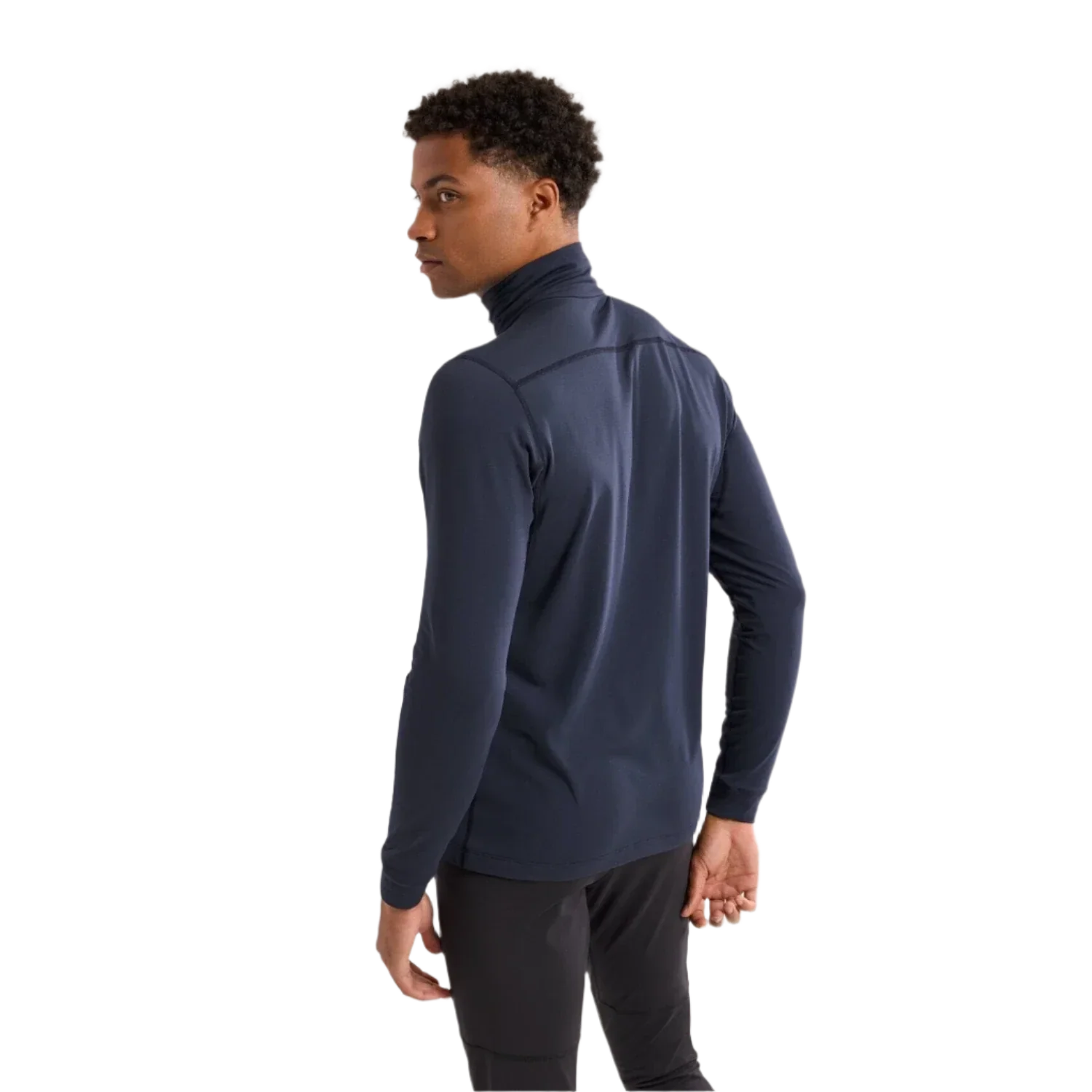 Arc'teryx 01. MENS APPAREL - MENS SKI - MENS THERMAL TOPS Men's Rho LT Zip Neck 001280 BLACK SAPPHIRE