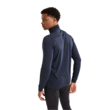 Arc'teryx 01. MENS APPAREL - MENS SKI - MENS THERMAL TOPS Men's Rho LT Zip Neck 001280 BLACK SAPPHIRE