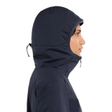 Arc'teryx 02. WOMENS APPAREL - WOMENS JACKETS - WOMENS JACKETS INSULATED Women's Atom Hoody 01280 BLACK SAPPHIRE