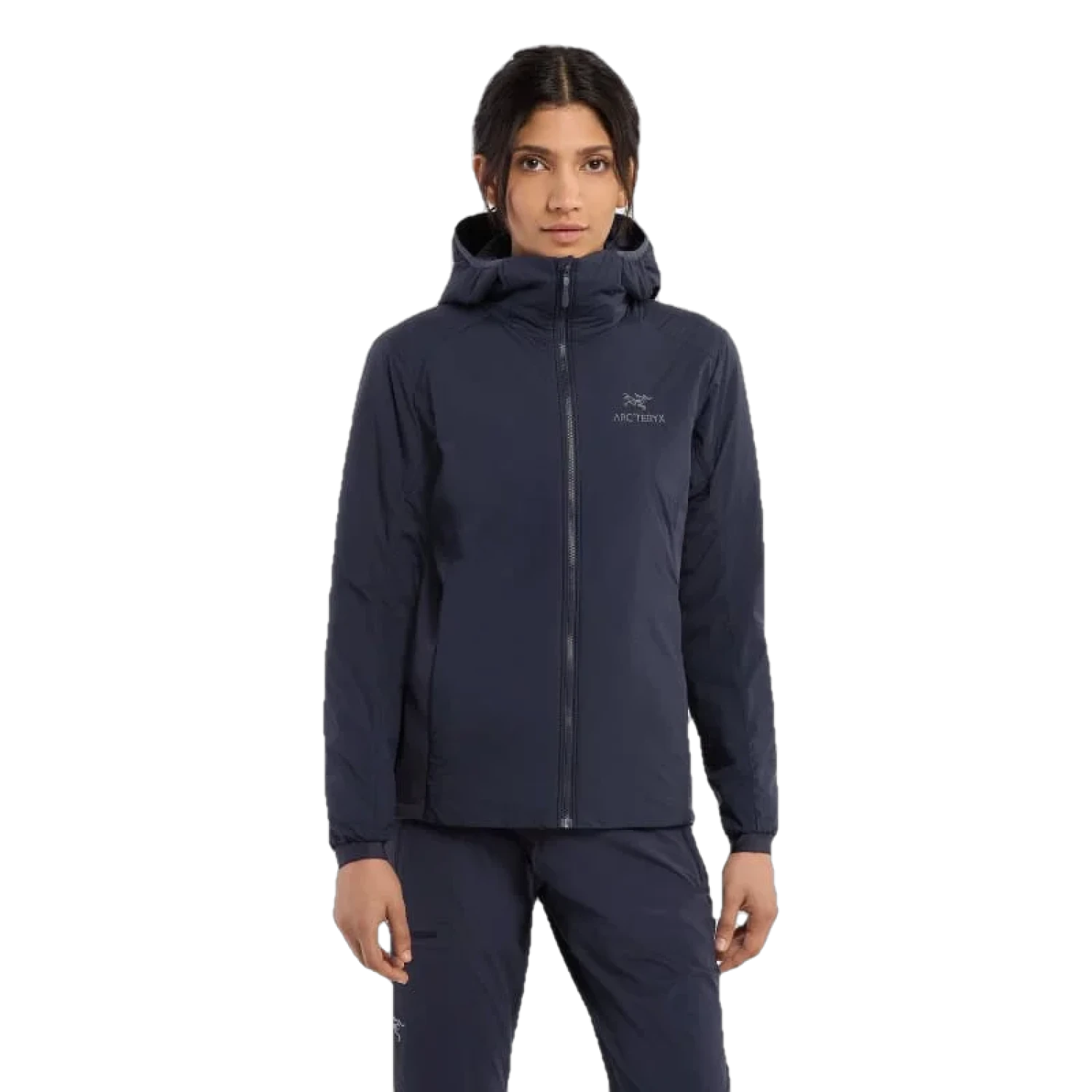 Arc'teryx 02. WOMENS APPAREL - WOMENS JACKETS - WOMENS JACKETS INSULATED Women's Atom Hoody 01280 BLACK SAPPHIRE