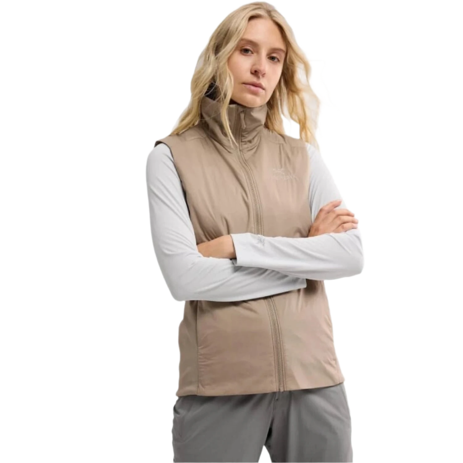 Arc'teryx 02. WOMENS APPAREL - WOMENS VEST - WOMENS VEST INSULATED Women's Atom Vest 020141 SMOKE BLUFF