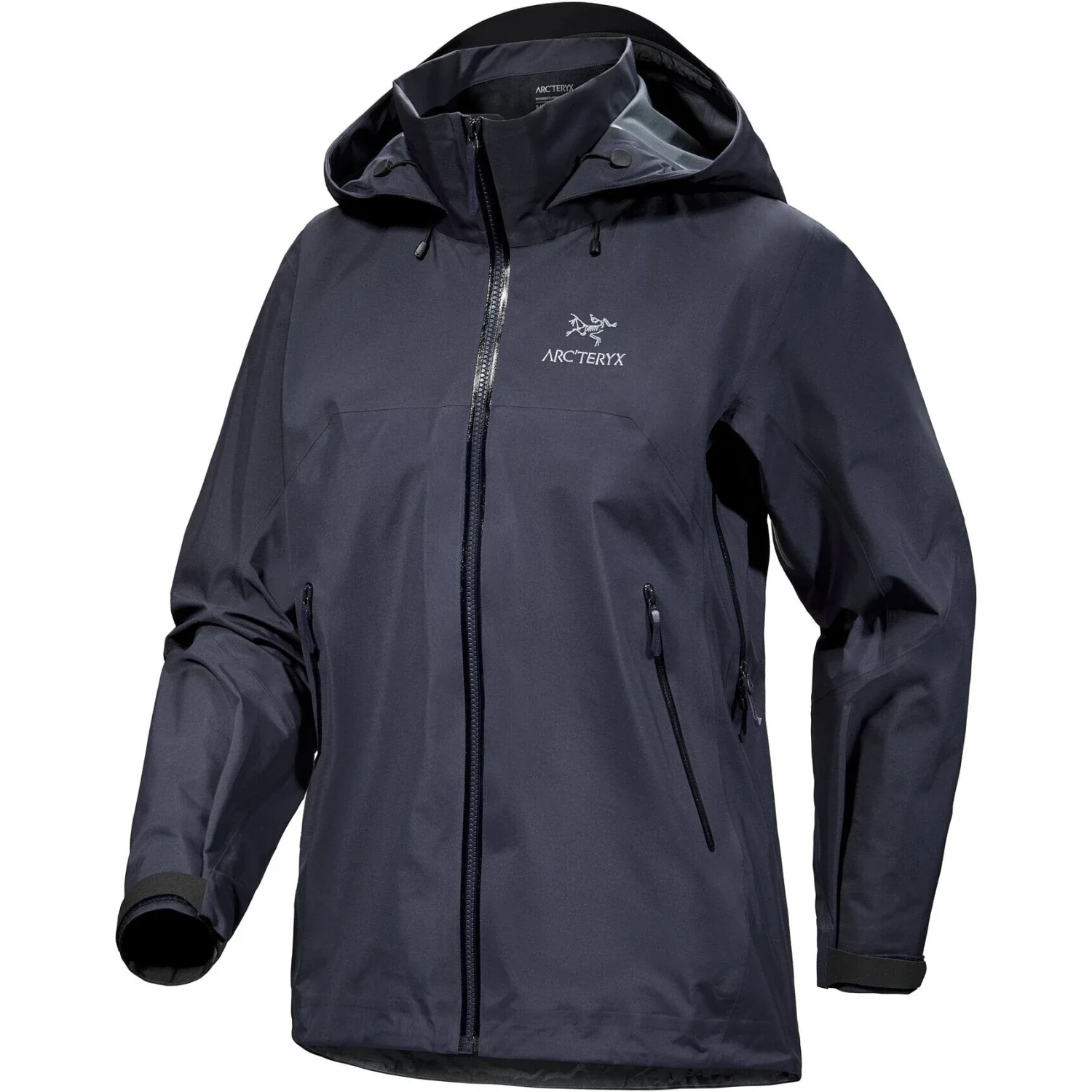 Arc'teryx 02. WOMENS APPAREL - WOMENS JACKETS - WOMENS JACKETS RAIN Women's Beta AR Jacket 01280 BLACK SAPPHIRE