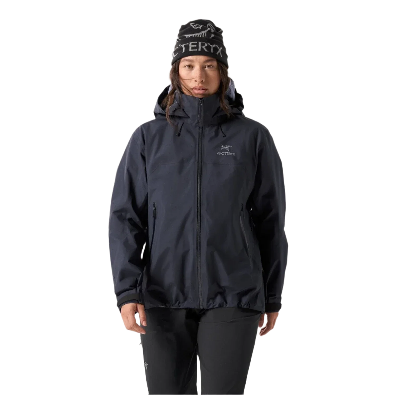 Arc'teryx 02. WOMENS APPAREL - WOMENS JACKETS - WOMENS JACKETS RAIN Women's Beta AR Jacket 01280 BLACK SAPPHIRE