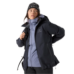 Arc'teryx 02. WOMENS APPAREL - WOMENS JACKETS - WOMENS JACKETS RAIN Women's Beta AR Jacket 01280 BLACK SAPPHIRE