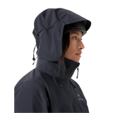 Arc'teryx 02. WOMENS APPAREL - WOMENS JACKETS - WOMENS JACKETS RAIN Women's Beta AR Jacket 01280 BLACK SAPPHIRE