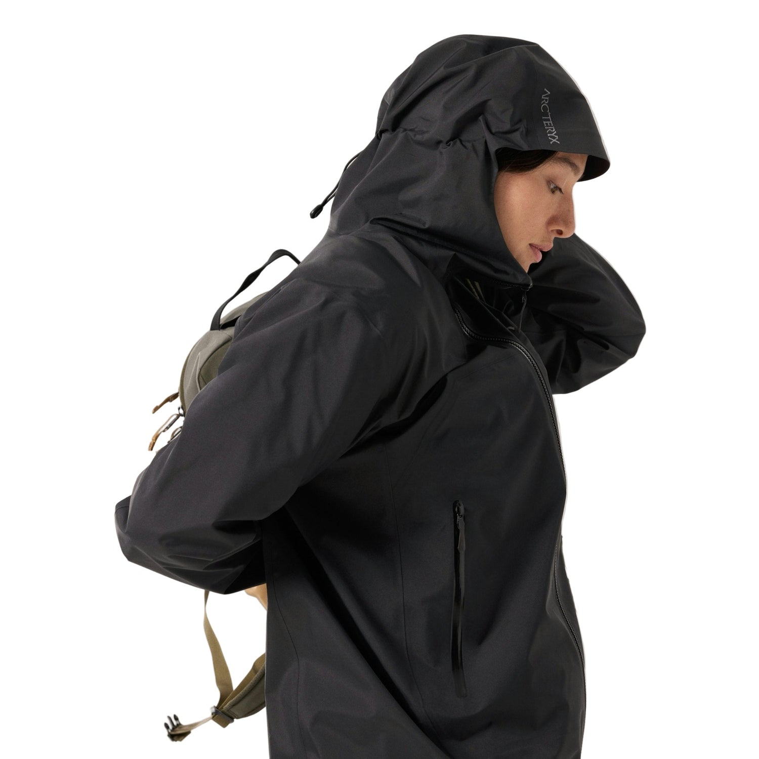 Arc'teryx 02. WOMENS APPAREL - WOMENS JACKETS - WOMENS JACKETS RAIN Women's Beta Jacket 002291 BLACK (F25)