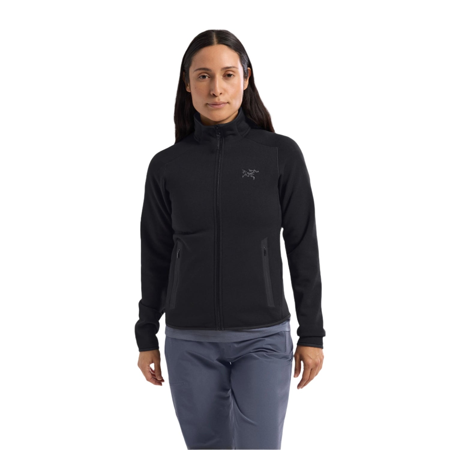 Arc'teryx 02. WOMENS APPAREL - WOMENS JACKETS - WOMENS JACKETS FLEECE Women's Kyanite Jacket BLACK